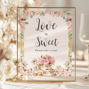 Budget Rose Floral High Tea L'amour nuptial est do