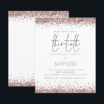 Budget Rose tendance Parties scintillant or 30e In<br><div class="desc">Il y a deux options de papier à choisir pour cette taille (4, 5 x 5, 6 po) dans la plage Budget. Pour ce produit, je recommanderais le semi-brillant qui est un stock de carte de 110 gsm, semblable en épaisseur à une carte postale. L'option Satin est un papier beaucoup...</div>