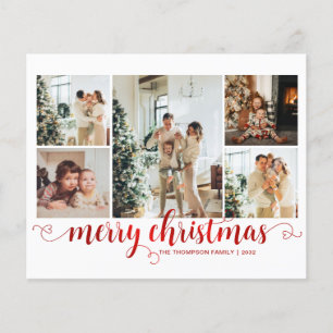 BUDGET Rouge Joyeux Noël Coeur Script 5 Photo