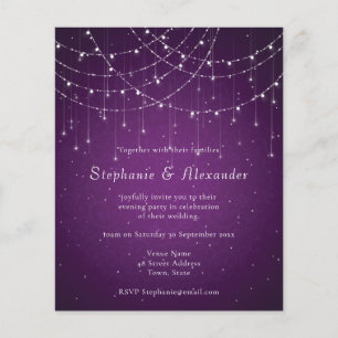 Budget Royal Purple & String Lights Soirée