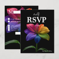 🌈 Budget RSVP Fête & Flourir Amour Technicolor