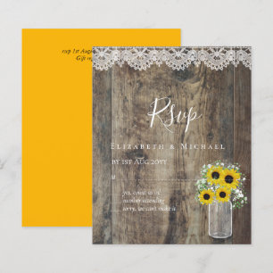 BUDGET Russe tournesol RSVP Mariage