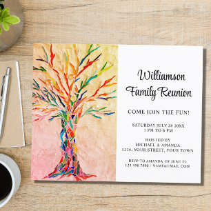 Budget Rustic Family Reunion Invitation