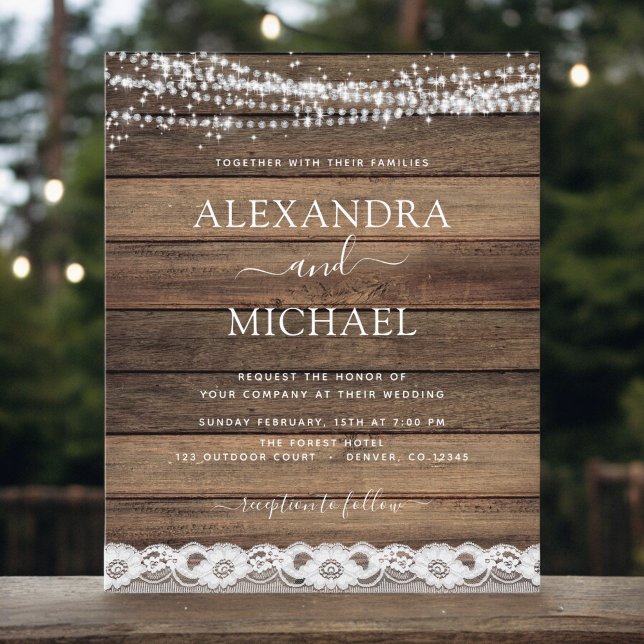 Budget Rustic Farmhouse Mariage de voyants (Créateur téléchargé)