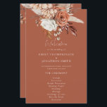 Budget Rustic Florals Terracotta Programme de mari<br><div class="desc">Budget Rustic Florals Programme de mariage en terre cuite. Un prix économique 5, 5 x 8, 5" De belles fleurs aux couleurs automnales décorent le dessus de chaque côté avec un script pour Welcome. Le reste du texte des deux côtés peut être facilement personnalisé.</div>