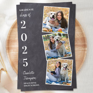 Budget Rustic Photo Graduation Faire-part