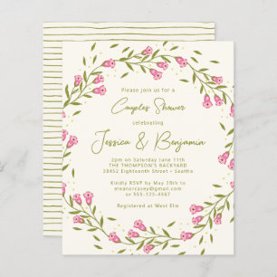 Budget Rustic Rose Garden Fleurs Couples Douche