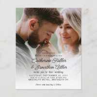 Budget Rustique Boho Chic 2 Faire-part de mariage