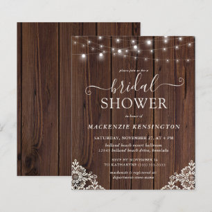 BUDGET Rustique Chaîne de bois Fête des mariées de