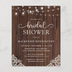 BUDGET Rustique Chaîne de bois Fête des mariées de