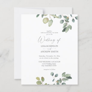 Budget Rustique Eucalyptus  Duo Mariage