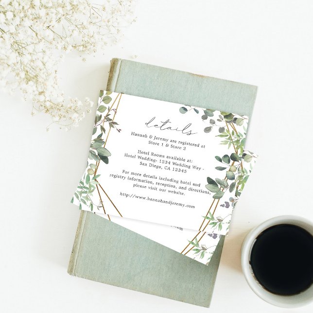 Budget Rustique Eucalyptus & Gold Détails (Créateur téléchargé)