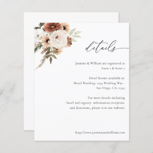 Budget Rustique Neutre Boho Détails Floral S2