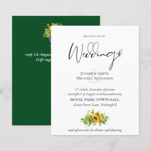 Budget Rustique Tournesols Mariage Sud