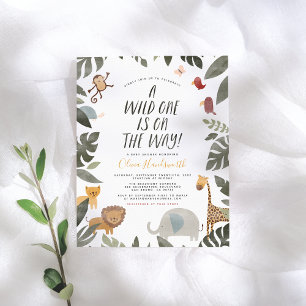 Budget Safari Storybook Wild One Boy Baby shower
