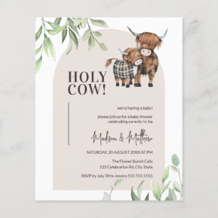 Budget Saint-Vache Arch Baby shower Invitation