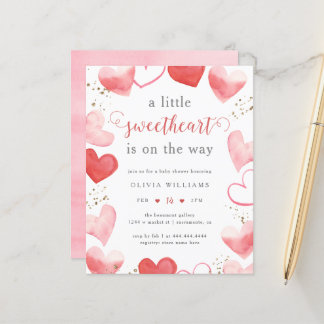 Budget Saint-Valentin Baby shower des coeurs amour