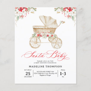 BUDGET Santa Baby Poussette pour Fête de Naissance