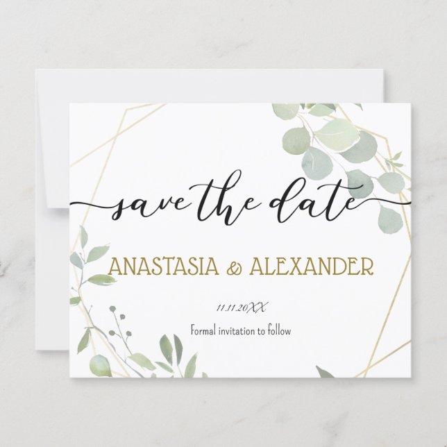 BUDGET Save the date. (Devant)