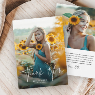 Budget Script 2 Carte de remerciements de diplôme