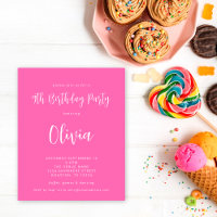 Budget Script Hot rose 9e fête d'anniversaire