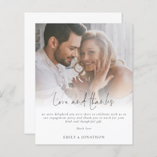 Budget Script Photo Fiançailles Amour et Merci