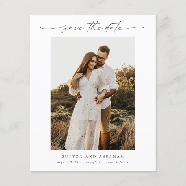 Budget Script Photo Mariage minimal Enregistrer la (Devant)