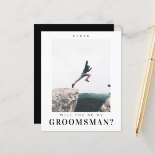 Budget Serez-vous mon Groomsman photo minime