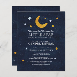 Budget Sexe Révéler Twinkle Little Star Invitation