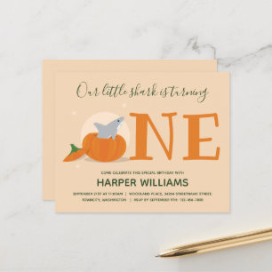 Budget Shark Un Citrouille Premier Invitation d'an