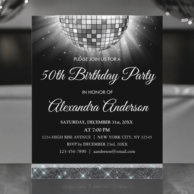 Budget Silver 50e anniversaire Silver Disco Ball (Créateur téléchargé)