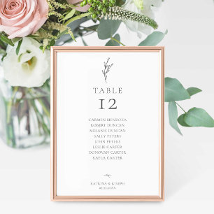Budget Simple Élégant Minimum Mariage Siège