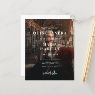 Budget Simple moderne Photo Arrière - plan Quincea