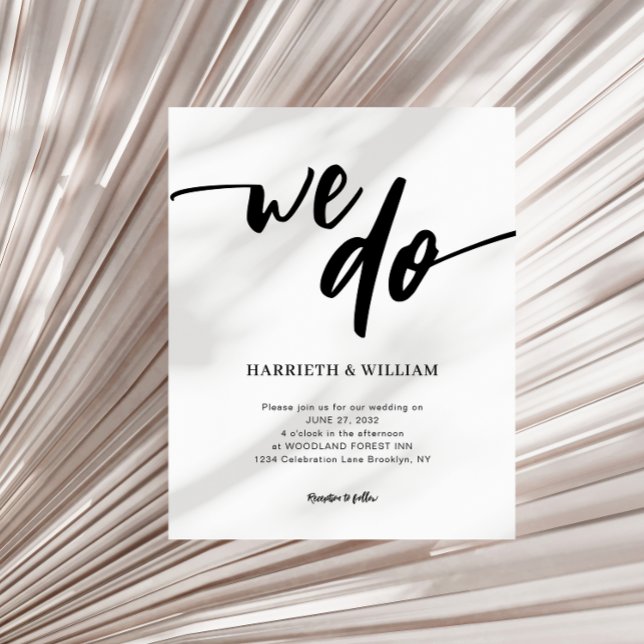 BUDGET Simple noir et blanc Script Nous faisons Ma (Créateur téléchargé)