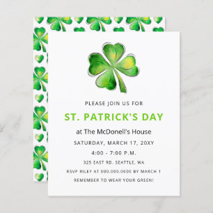 Budget Simple Shamrock Jour de la Saint Patrick In