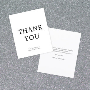 Budget Simple Texte Noir Blanc Mariage Merci