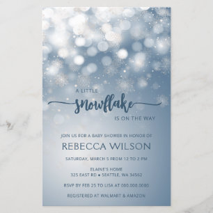 Budget Snowflake est sur le chemin Baby shower de