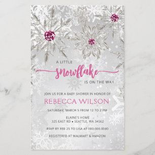 Budget Snowflake est sur le chemin Baby shower fil