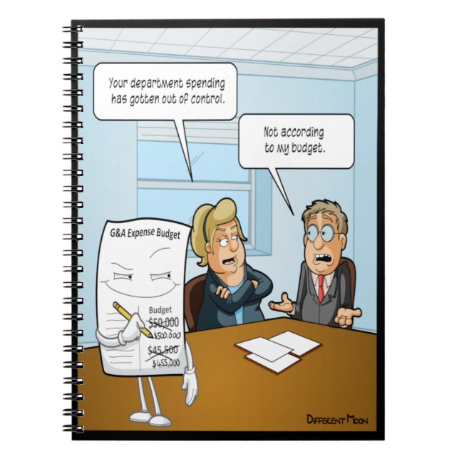 Budget sournois Carnet amusant (Devant)