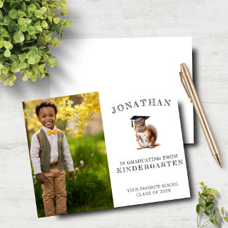 Budget Squirrel Maternelle Faire-part d'études sup