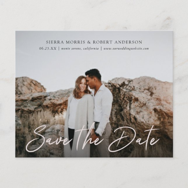 Budget stylé simple Script stylé Enregistrer la da (Devant)