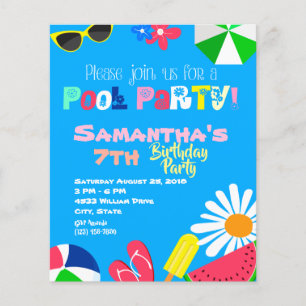 Budget Summer Pool Party Anniversaire Beach Ball