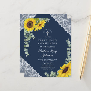 Budget Sunflower Marine Blue Lace Première communi