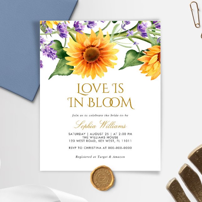 Budget Sunflowers Love in Bloom (Créateur téléchargé)