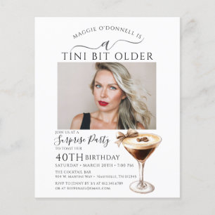 BUDGET SURPRISE PARTY Tini Bit Older Martini 40e