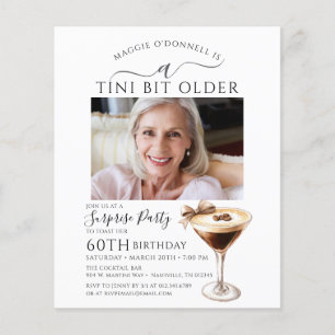 BUDGET SURPRISE PARTY Tini Bit Older Martini 60e