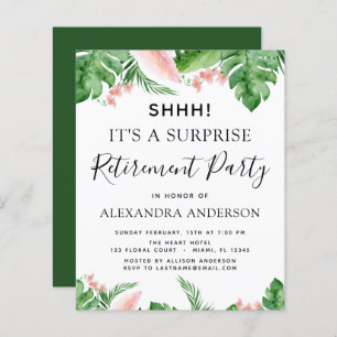 Budget Surprise Retraite Parti Tropical