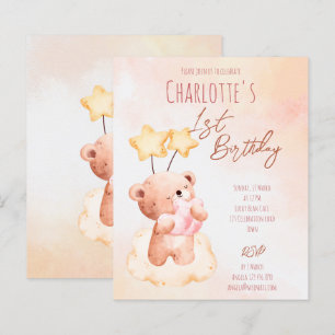 Budget Sweddy ours en peluche fête d'anniversaire 