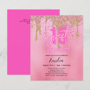 Budget Sweet 15 Pink Parties scintillant Foil Quin
