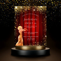 Budget Sweet 16 rouge or parties scintillant robe